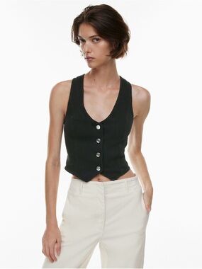 Aritzia Charisma denim vest